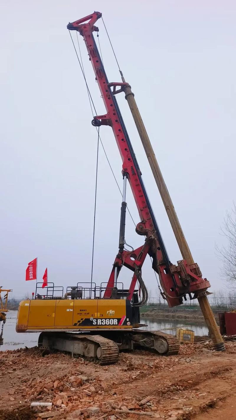 19年三一360R配机锁杆旋挖钻机 高效施工的可靠选择